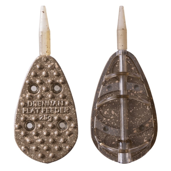 Drennan In Line Flat Method Fishing Feeder With Mould 25g Heavy