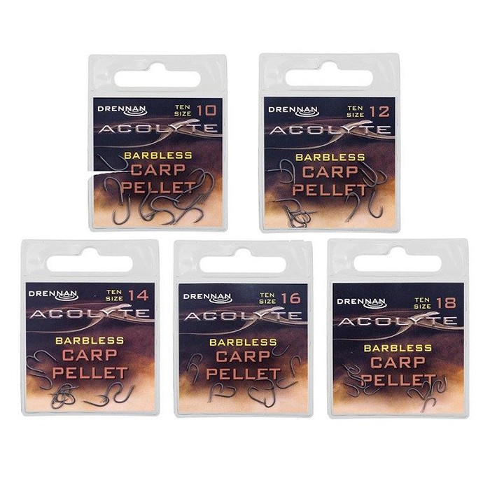 Drennan Acolyte Carp Pellet Barbless Fishing Hooks 2