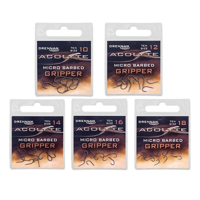 Drennan Acolyte Gripper Micro Barbed Fishing Hooks 2