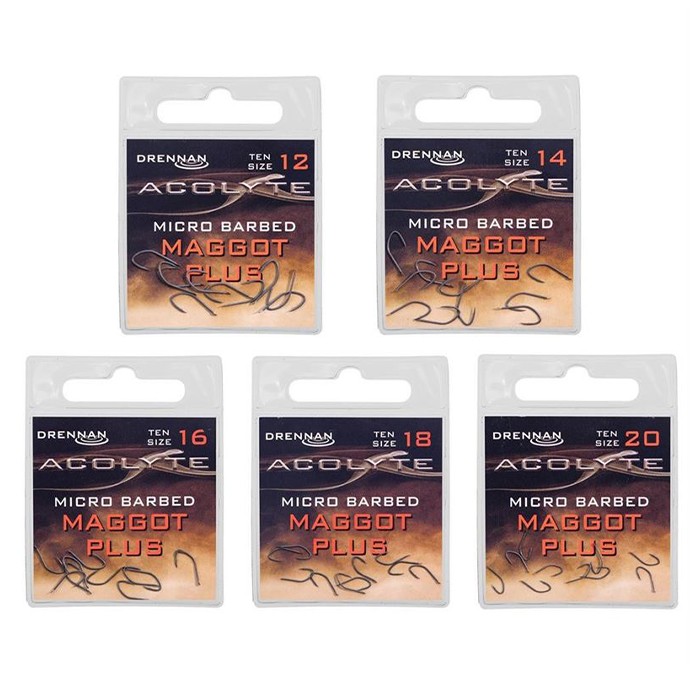 Drennan Acolyte Maggot Plus Micro Barbed Fishing Hooks 2