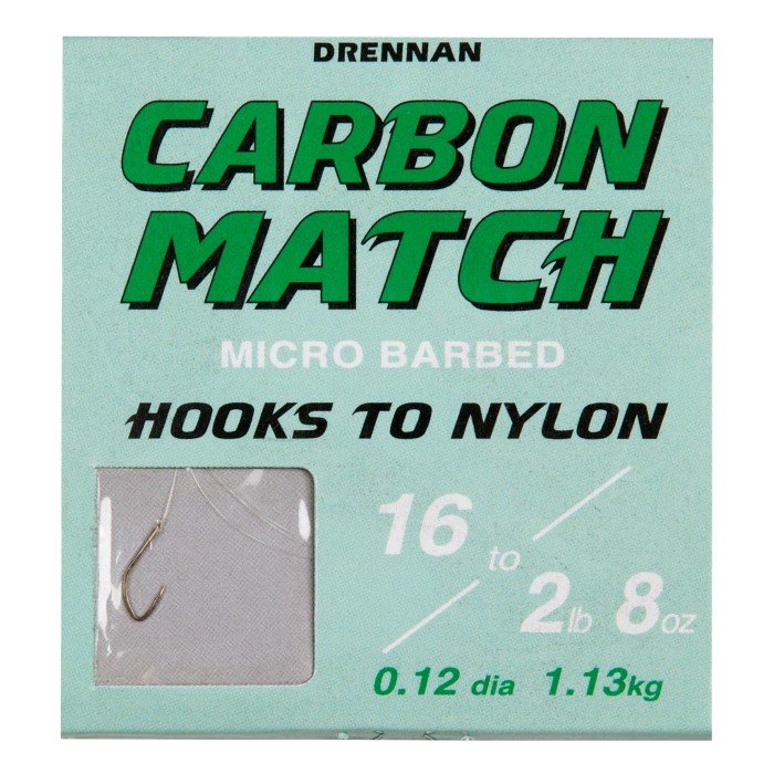 Drennan Carbon Feeder Hook To Nylon Hook