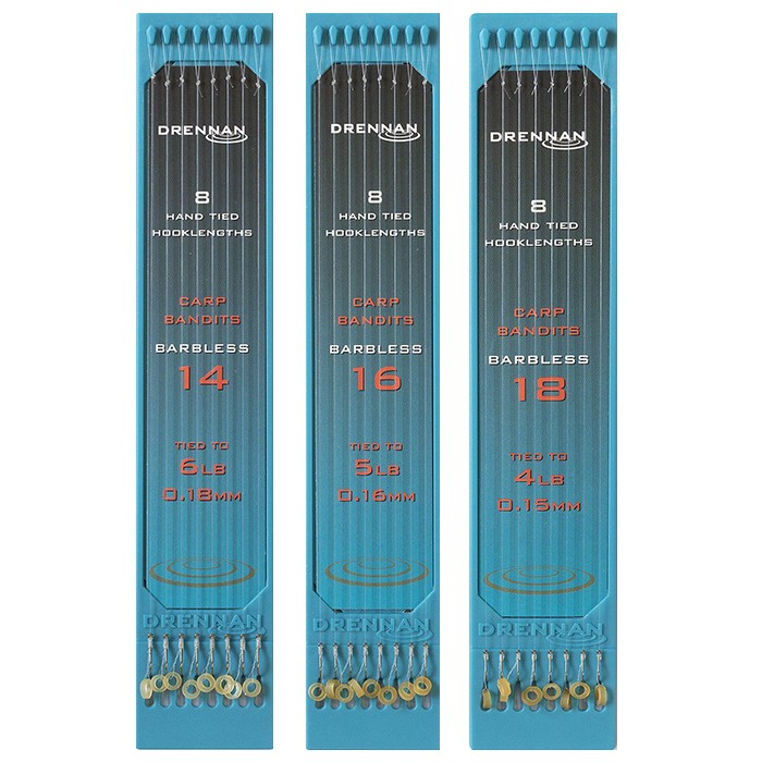 Drennan Carp Bandit Hook to Nylon 6 Inch