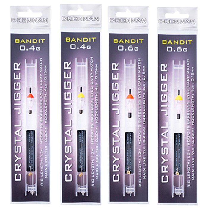Drennan Crystal Jigger Bandit Rigs