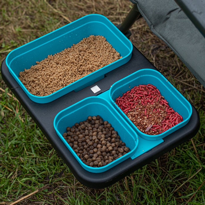 Drennan DMS Adjustable Bait Waiter Small In Use 1