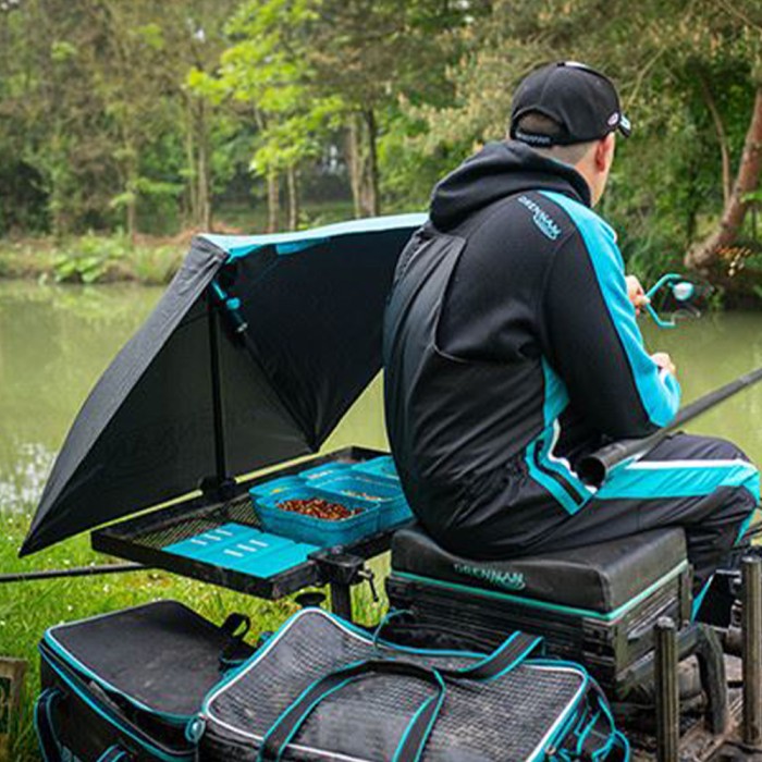 Drennan DR Bait Umbrella In Use 2