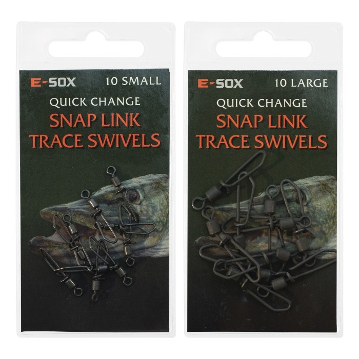 Drennan E-SOX Quick Change Snap Link Trace Swivels
