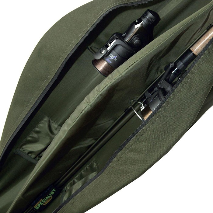 Drennan Specialist Double Fishing Rod Hardcase Open Close Up