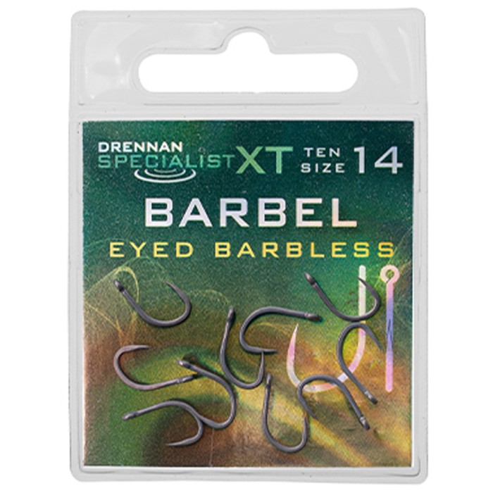 Drennan Specialist XT Barbel Eyed Hooks - Barbless 5