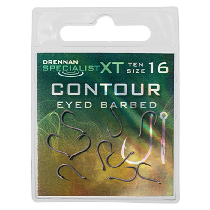 Drennan Specialist XT Contour  Eyed Hooks - Micro Barbed 5