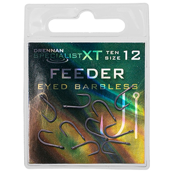Drennan Specialist XT Feeder Eyed Hooks - Barbless 3