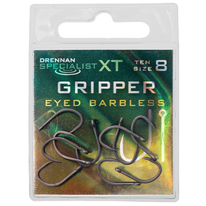 Drennan Specialist XT Gripper Eyed Hooks - Barbless 2