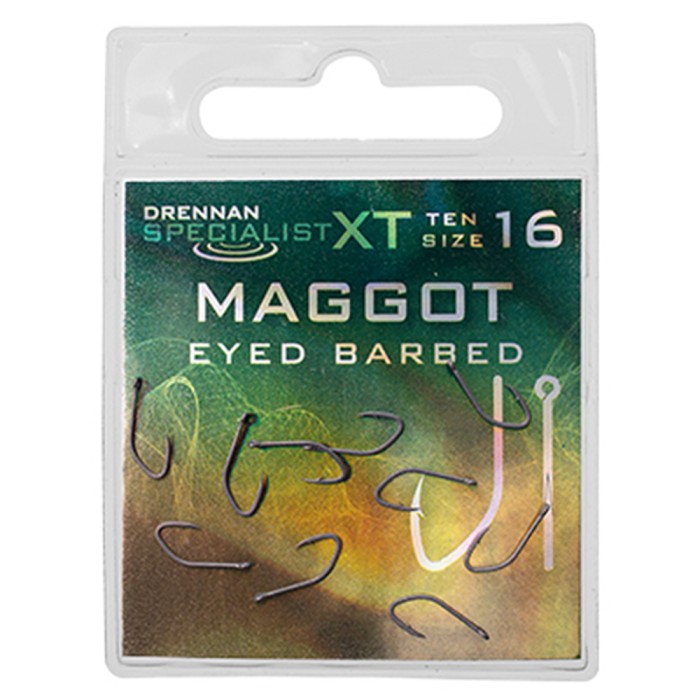 Drennan Specialist XT Maggot Eyed Hooks - Micro Barbed 4