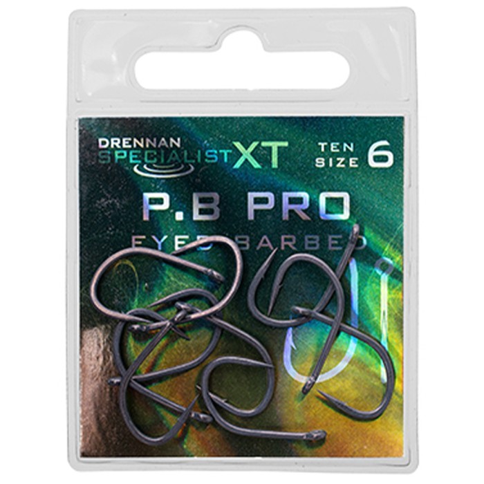 Drennan Specialist XT P.B Pro Eyed Hooks - Barbless 1