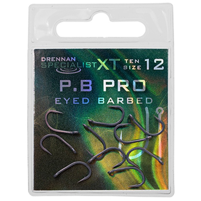 Drennan Specialist XT P.B Pro Eyed Hooks - Micro Barbed 4