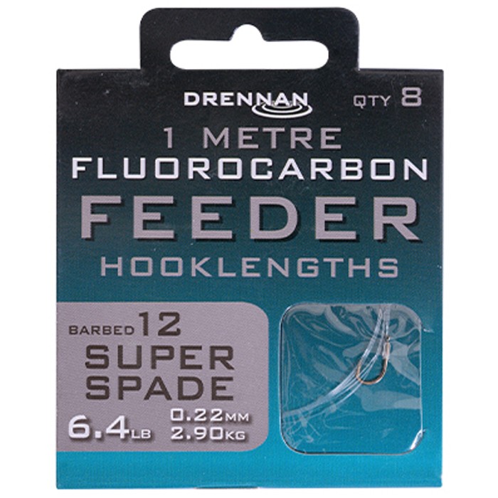 Drennan Super Spade Flurocarbon Feeder Rig 1m Size 12