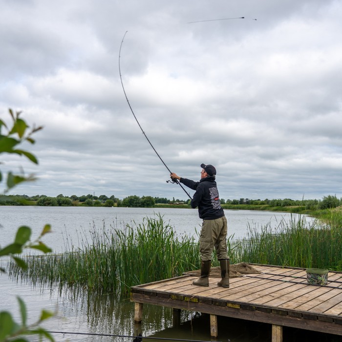 Sonik SK-47 Carp Rod In Use 1