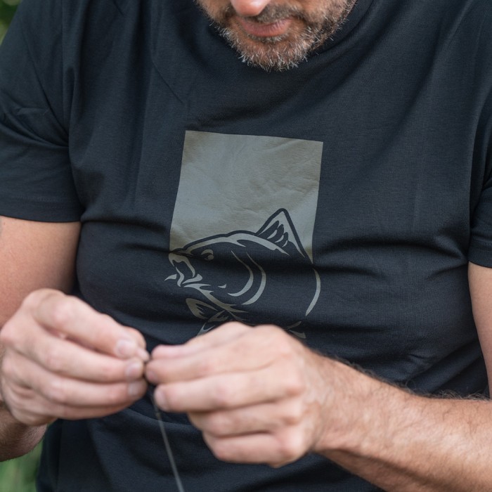 Nash Make It Happen Fish Logo Black T-Shirt