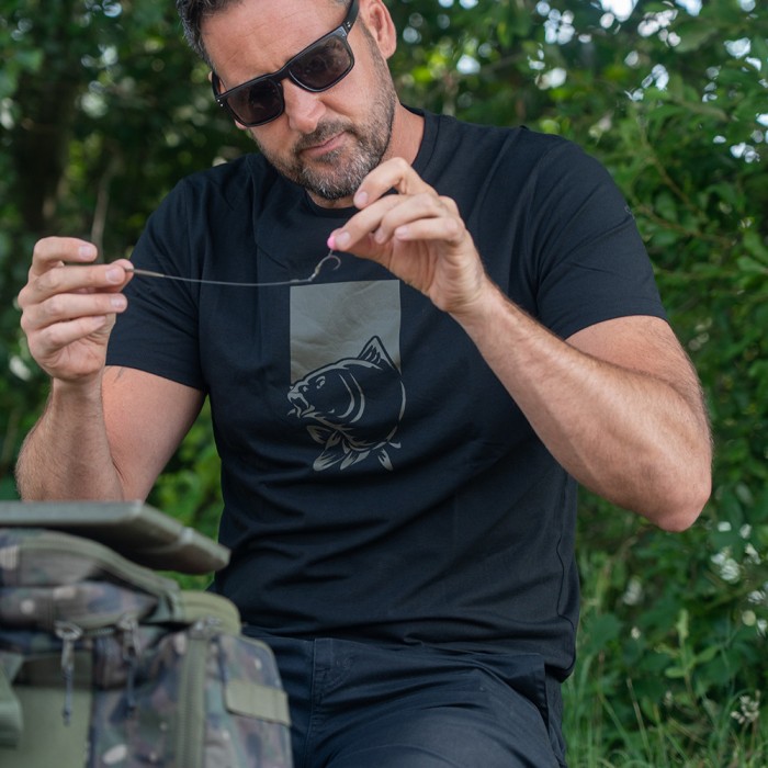 Nash Make It Happen Fish Logo Black T-Shirt