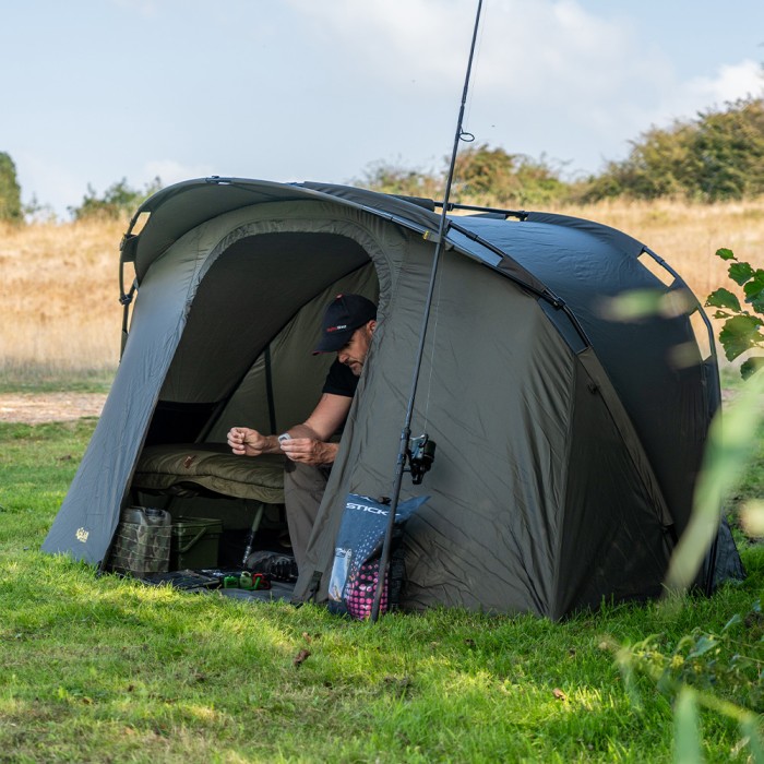 Solar Bankmaster Twin Rib 1 Man Bivvy In Use 2