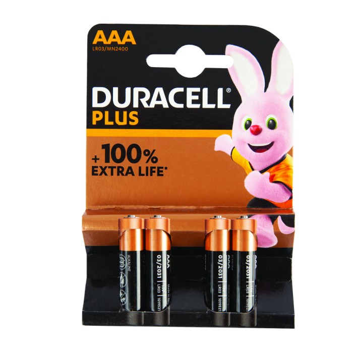 Duracell AAA Plus !00% Batteries 1