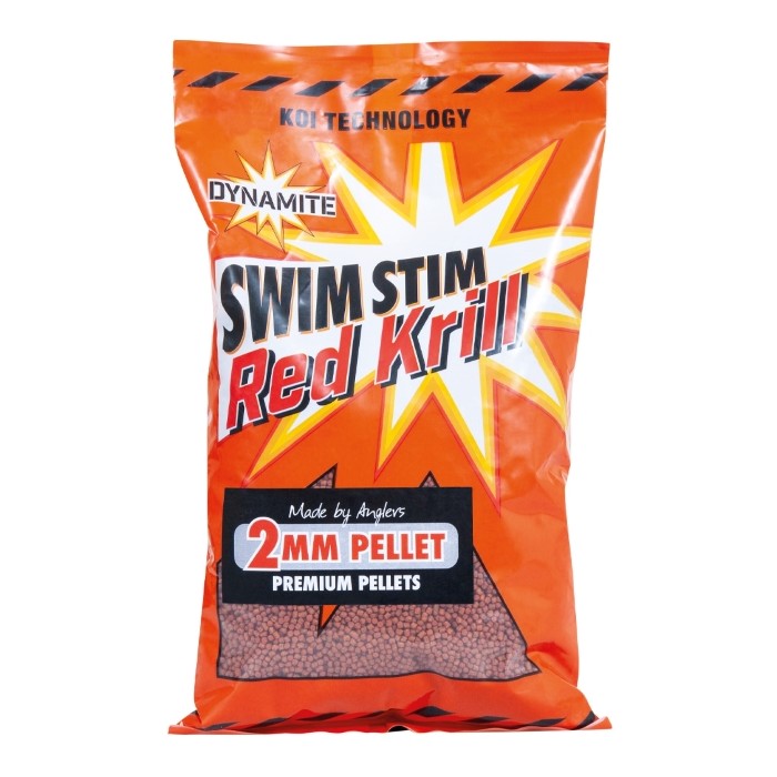 Dynamite Baits Swim Stim Red Krill Carp Pellets