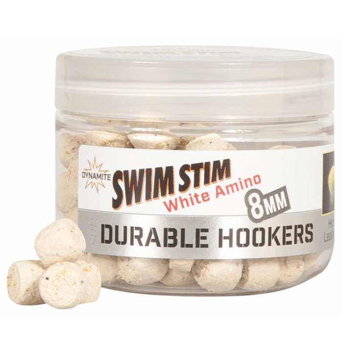 Dynamite Swim Stim Durable Hook Pellets White Amino