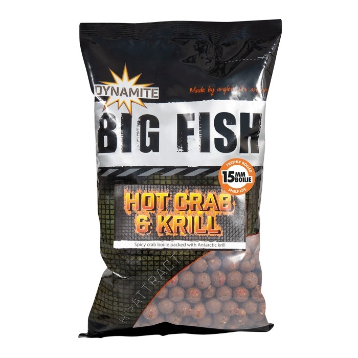 Dynamite Baits Hot Crab & Krill Boilies