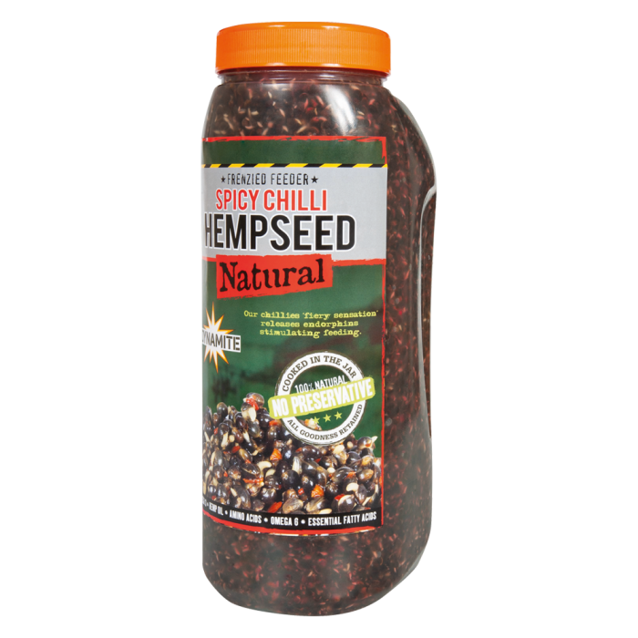 Dynamite Baits Frenzied Spicy Chilli Hempseed Feeder Jar