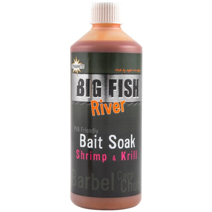 Dynamite Baits Big Fish River Bait Soak Shrimp And Krill