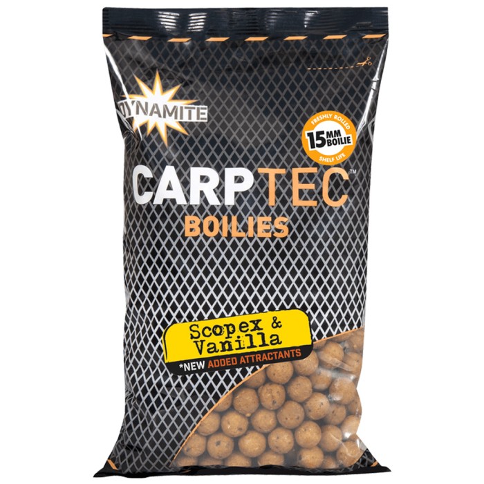 Dynamite Baits Carp-Tec Scopex & Vanilla Boilies