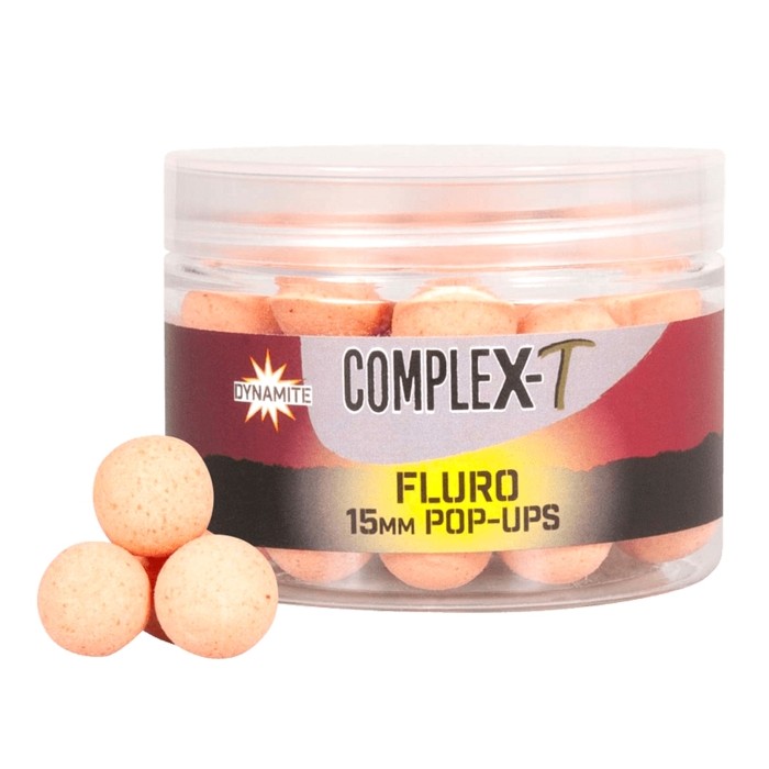 Dynamite Baits CompleX-T Fluro Pop Ups - Peach Tone