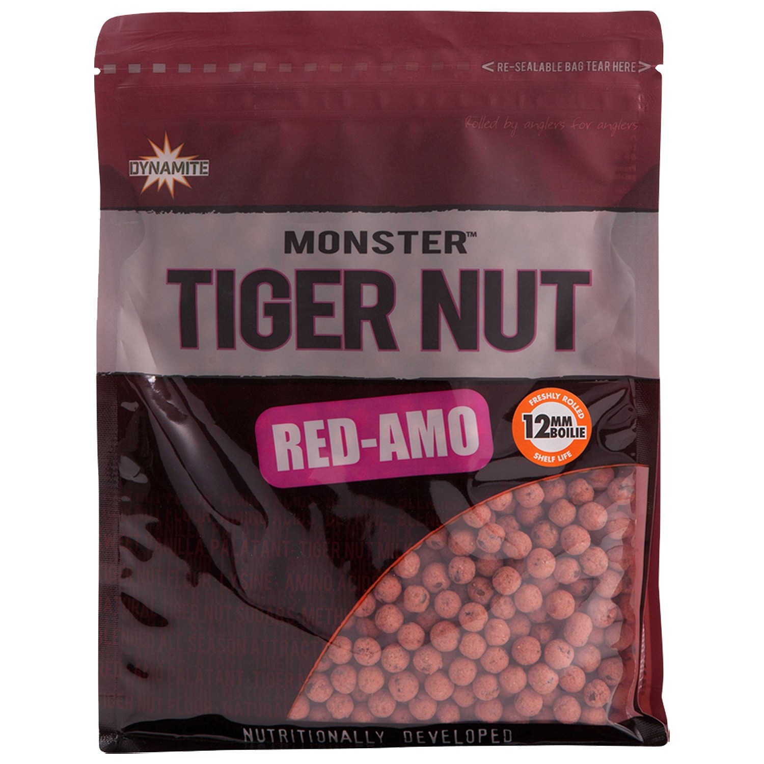 Dynamite Baits Monster Tiger Nut Red Amo Shelf Life Boilies 12mm