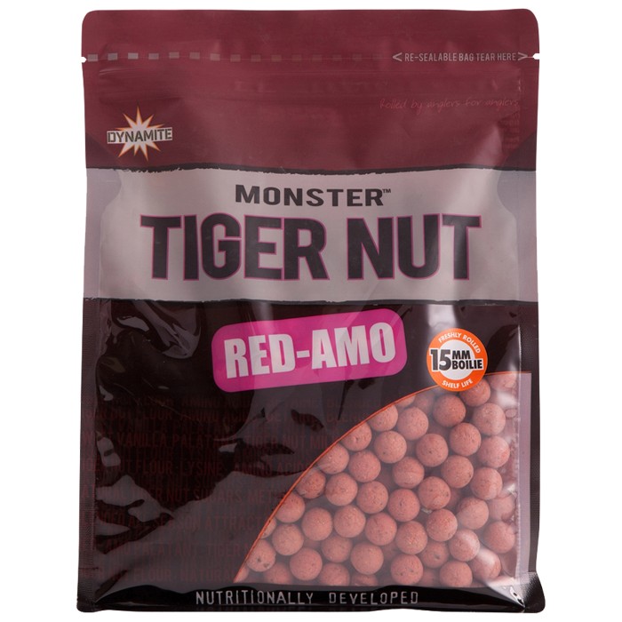 Dynamite Baits Monster Tiger Nut Red Amo Shelf Life Boilies 15mm