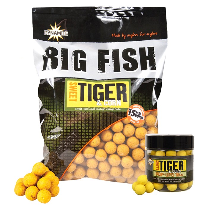 Dynamite Baits Sweet Tiger Corn Fishing Boilies
