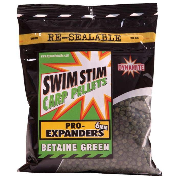 Dynamite Baits Swim Stim Pro Expanders Betaine Green 6mm