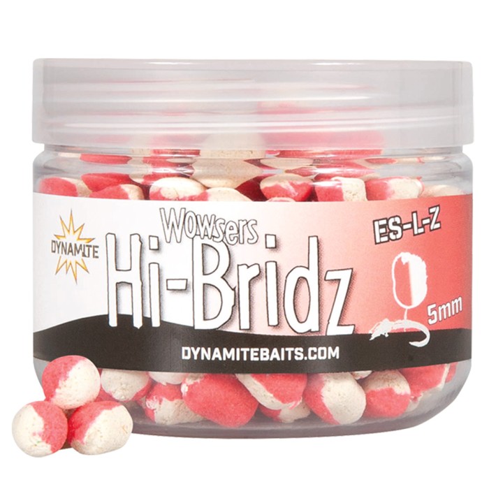 Dynamite Baits Wowsers Hi-Bridz Wafters ES-L-Z Pink & White 1