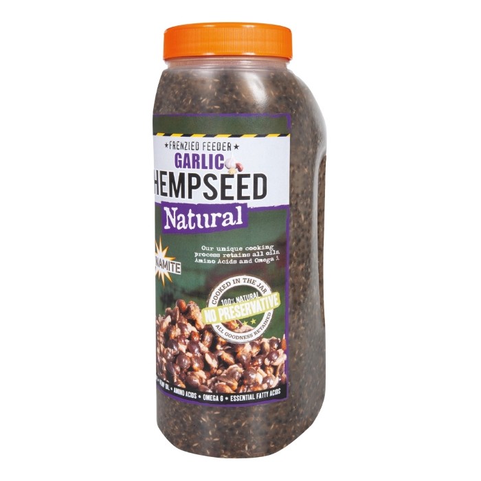 Dynamite Baits Garlic Frenzied Hempseed Jar 2.5L