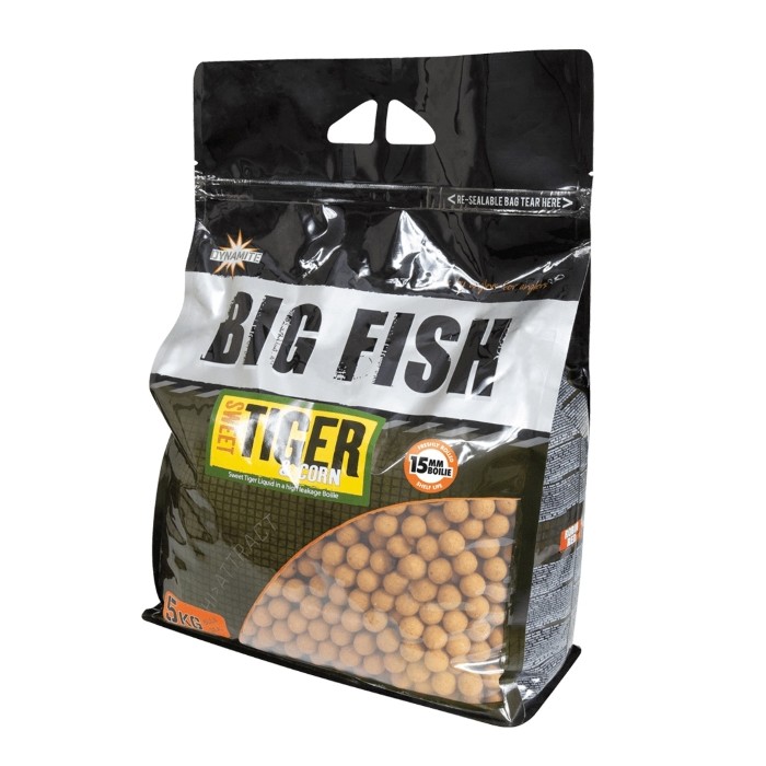 Dynamite Baits Big Fish Sweet Tiger & Corn Boilies
