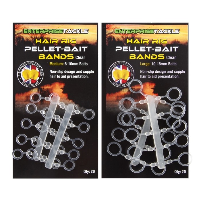 Enterprise Tackle Hair Pellet Bait Band Clear