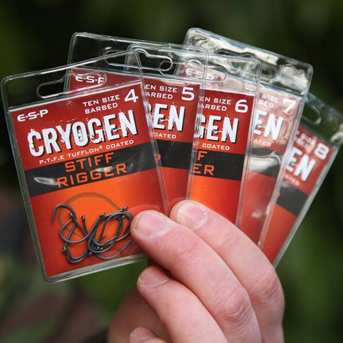 ESP Cryogen Stiff Rigger Fishing Hook Sizes Packaging 3