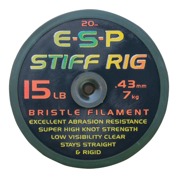 ESP Stiff Rig Bristle Filament 15lb