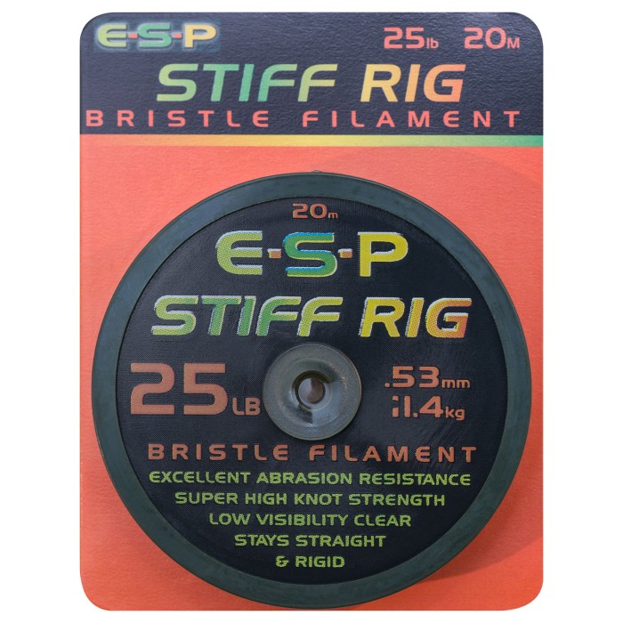 ESP Stiff Rig Bristle Filament 25lb package