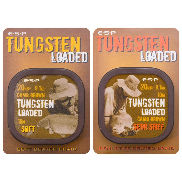 ESP Tungsten Loaded Coated Braid brown package