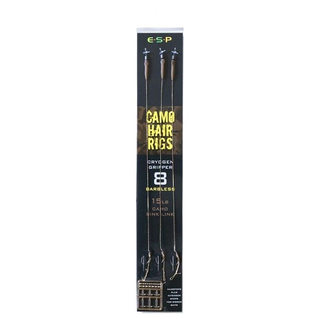 ESP Camo Hair Rig Gripper - Barbless
