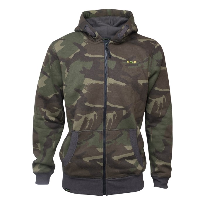 ESP Camo Zipped Fishing Hoodie