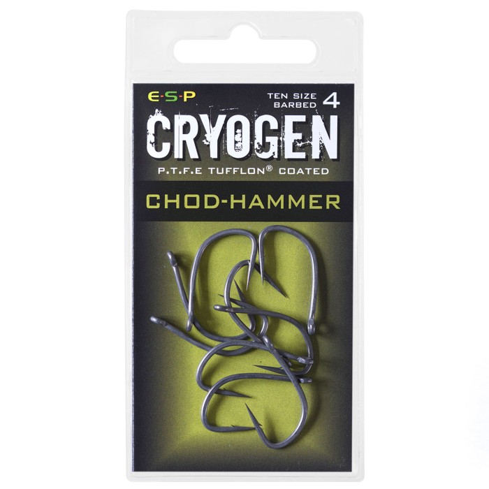 ESP Cryogen Chod Hammer Hooks Barbed Size 4