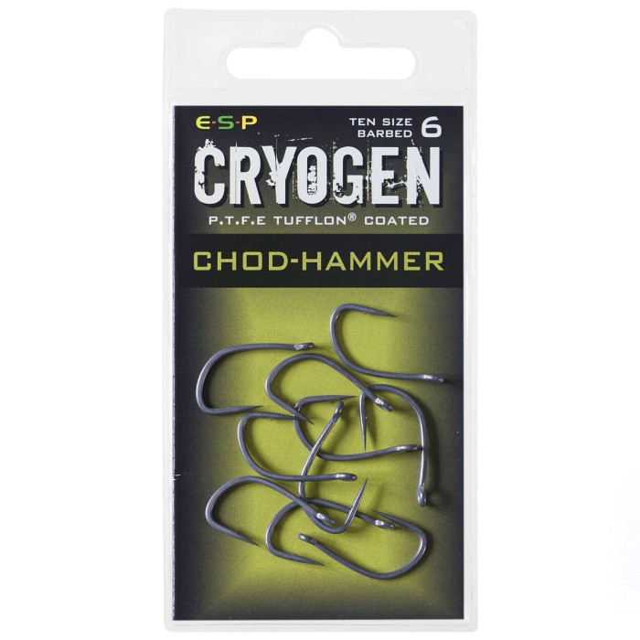 ESP Cryogen Chod Hammer Hooks Barbed Size 6