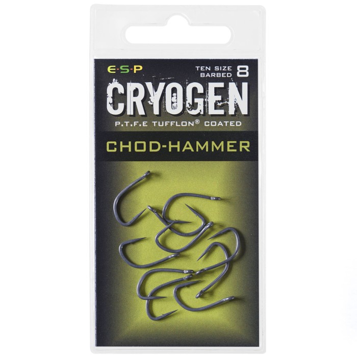 ESP Cryogen Chod Hammer Hooks Barbed Size 8