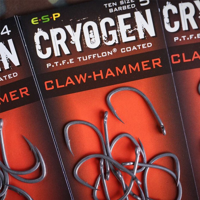 ESP Cryogen Claw Hammer Fishing Hooks Close Up