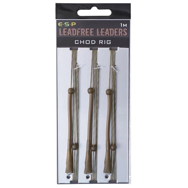 ESP Lead Free Leaders Chod Rig 1m - Brown